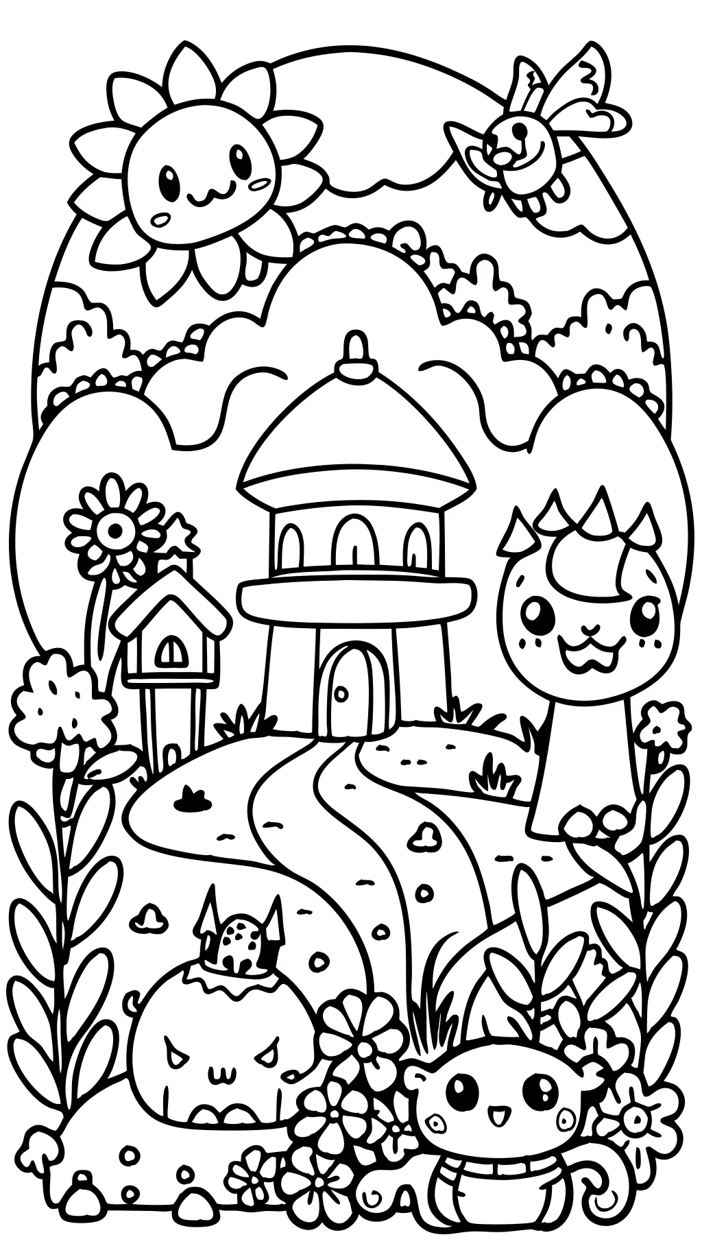 Garten of Banban 6 coloriages